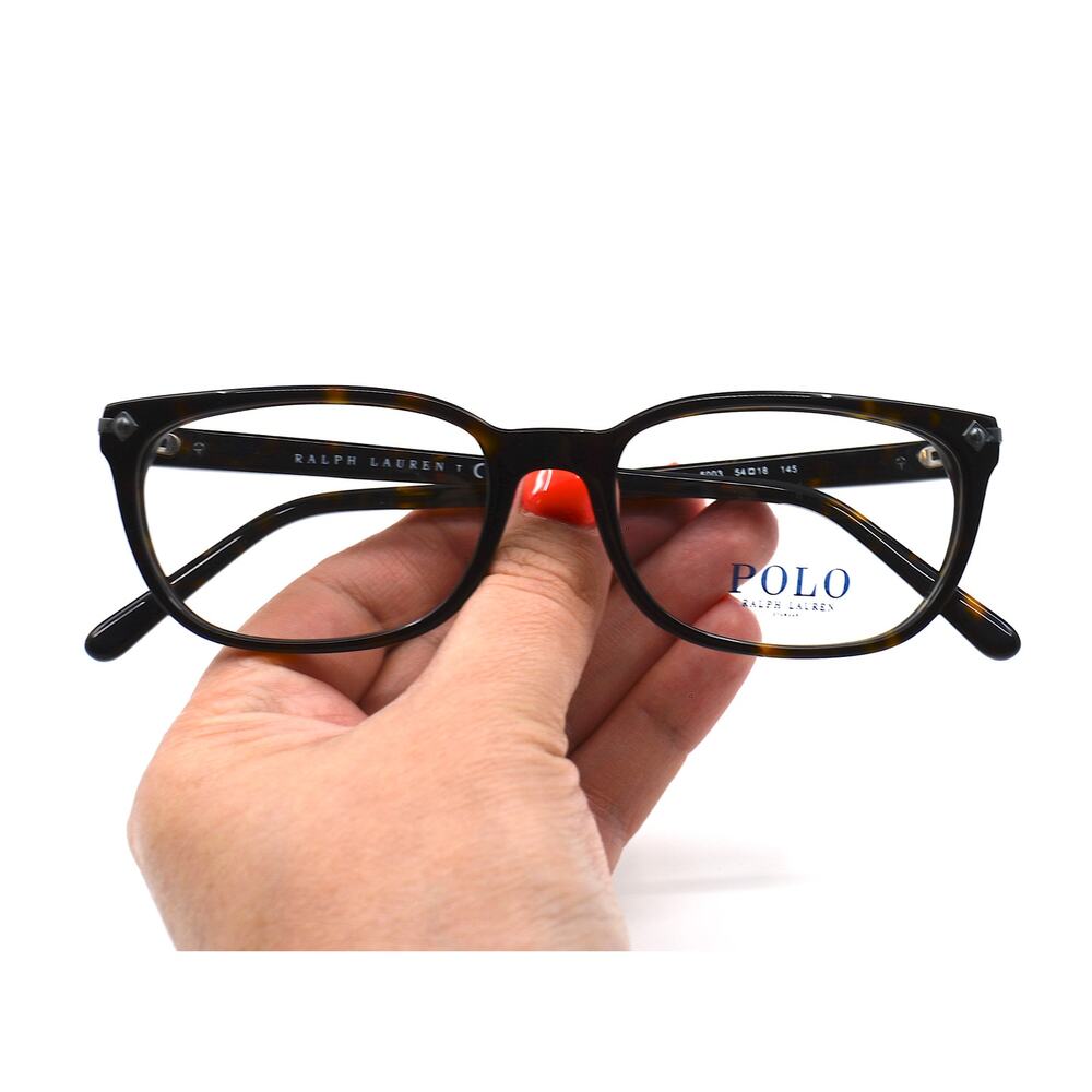 RALPH LAUREN POLO PH2149 5003 DARK HAVANA EYEGLASSES FRAME - Picture 8 of 10